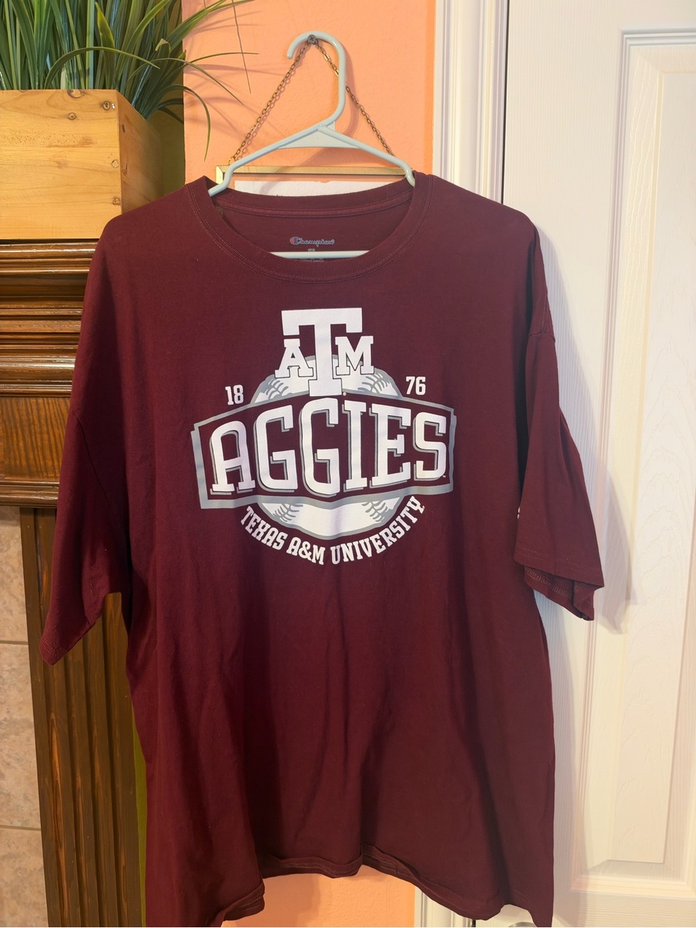 Champion Maroon Texas A&M Aggies Graphic Tee